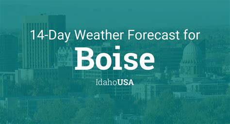 Weather Almanac of Boise Idaho United States