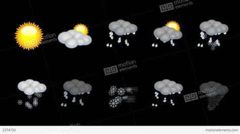 Weather Animation Stock Footage: Royalty-Free Video Clips