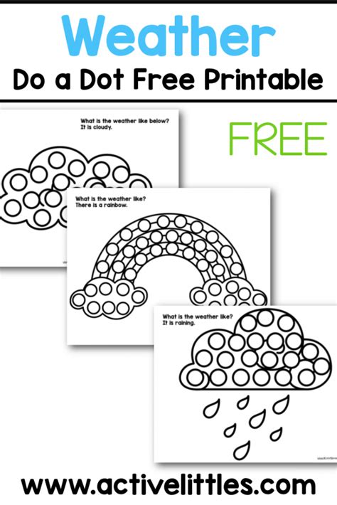 Weather Do A Dot Printables