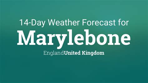 Weather Forecast Marylebone - United Kingdom (England) : free …