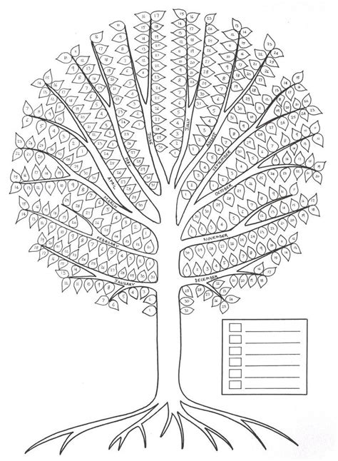 Weather Tree Tracker Bullet Journaling Coloring Etsy in 2022 Bullet