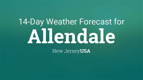 NOAA National Weather Service National Weather Service. Toggle navigation. HOME; FORECAST . Local; Graphical; ... Allendale NJ 41.04°N 74.12°W (Elev. 299 ft) Last .... 