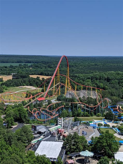 Kings Dominion is an amusement park located in Doswell, Virginia, 20 miles (30 km) north of Richmond and 75 miles (120 km) south of Washington, D.C. Owned and operated by Cedar Fair, the 280-acre (1.1 km 2) park opened to the public on May 3, 1975, and features more than 60 rides, shows and attractions including 13 roller coasters and a 20-acre (81,000 m 2) water park. . 