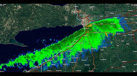 Webcams around Buffalo. New York , United States , 42.89°N 78.88°W, 183m asl. Buffalo. Webcams. 22:30 1 mph. 67 °F. Overcast with rain. 7-Day Weather Live Satellite & Weather Radar. Buffalo › North: I-190 at Interchange 7 (Church Street). 