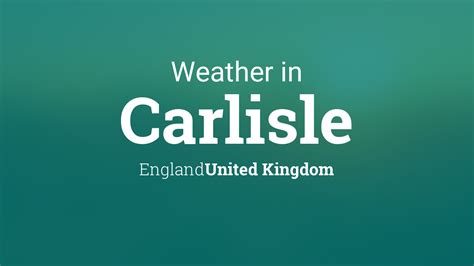 14-day weather forecast for Carlisle.