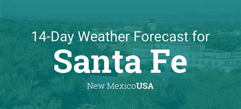 Today’s and tonight’s Santa Fe, NM weather forecast, weather conditions and Doppler radar from The Weather Channel and Weather.com.