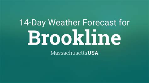 Weather for Brookline, Massachusetts, USA - TimeAndDate