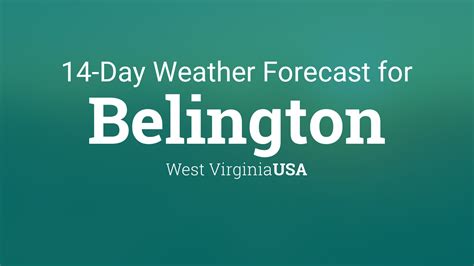 Weather for belington wv. Belington Weather Forecasts. Weather Underground provides local & long-range weather forecasts, weatherreports, maps & tropical weather conditions for the Belington area. 