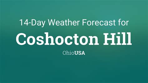 Weather for coshocton. Things To Know About Weather for coshocton. 