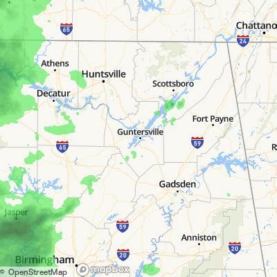 Weather for guntersville alabama. Latest weather radar map with temperature, wind chill, heat index, dew point, humidity and wind speed for Guntersville, Alabama 