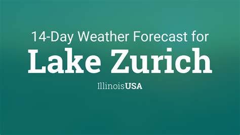 Weather for lake zurich il. Things To Know About Weather for lake zurich il. 