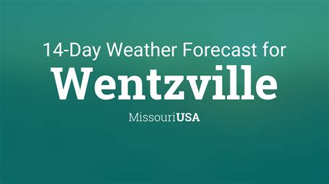 Weather for wentzville mo. Wentzville, MO Weather. 13. Today. Hourly. 10 Day. Radar Videos. 15 Day Allergy Forecast ... The Weather Company is the world's most accurate forecaster, according to the most recent, ... 