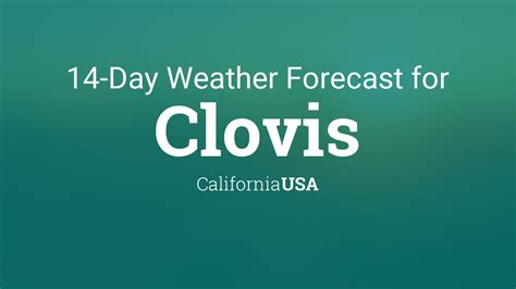 Weather forecast clovis california. Clovis (KCACLOVI211) Location: Clovis, CA. Elevation: 376ft. Nearby Weather Stations. Today. Hourly. 10-Day. Calendar. History. Wundermap. settings … 