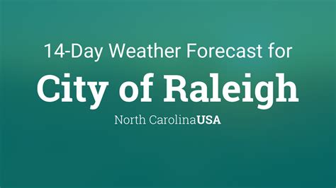 Weather forecasts for Raleigh, Durham, Chapel Hill, and Eastern North Carolina. Check the Raleigh weather this week or check the weather this weekend.. 
