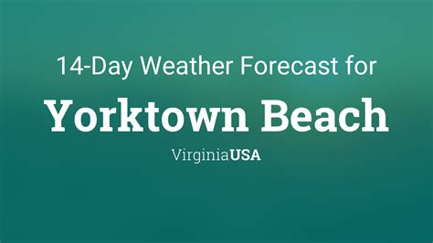 Weather forecast for yorktown va. Things To Know About Weather forecast for yorktown va. 
