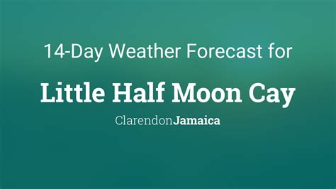 Half Moon Cay Extended Forecast with high and low temperatures °F Oct 9 – Oct 15 Lo:87 Thu, 12 Hi:90 9 Lo:84 Fri, 13 Hi:91 9 0.12 Lo:85 Sat, 14 Hi:89 11 0.02 Lo:83 Sun, 15 Hi:88 7 Oct 16 – Oct 22 1.61 Lo:77 Mon, 16 Hi:83 7 . 