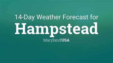 Weather forecast hampstead md. Things To Know About Weather forecast hampstead md. 