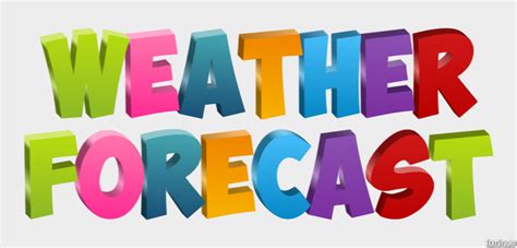 Weather forecast text message.  The weather element includes type, probability, and inte...