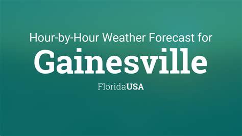 Weather Near Gainesville: Alachua , FL. High Springs , FL. Jacksonville , FL. Weather conditions can be closely tied with health-related pains and outdoor activities. See a list of your local .... 