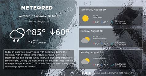 Oct 12, 2023 · Galloway, NJ - Weather forecast from Theweather.