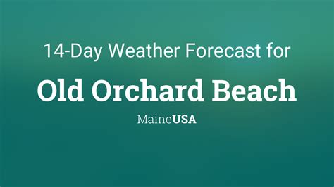 Weather in Old Orchard Beach in August 2024