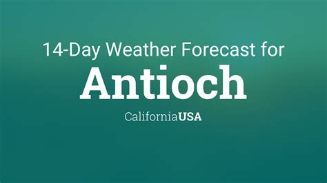 Weather in antioch california 10 days. Be prepared with the most accurate 10-day forecast for Thousand Oaks, CA with highs, lows, chance of precipitation from The Weather Channel and Weather.com 