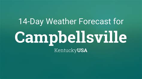 Weather in campbellsville 10 days. Hurricane Tracker. Snow & Ski Forecast. Cold & Flu. Allergy Forecast. Fire Updates. Traffic Cameras. Weather Cameras. Outdoor Sports Guide. Plan you week with the help of our 10-day weather forecasts and weekend weather predictions for Campbellsville, Kentucky. 