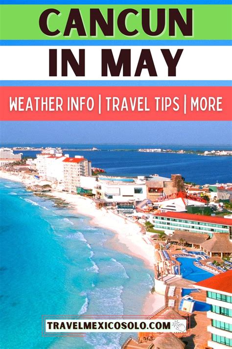 Weather in cancun in may. Early May is lovely, nice and hot, if it does rain it is usually brief. Sometimes it will rain in one area and another town has no rain so easy to escape if you wish via car, taxi, bus, etc. 3. Re: weather in Cancun-end of April, beginning of May. Well, the time you posted is the exact time you are asking about. 