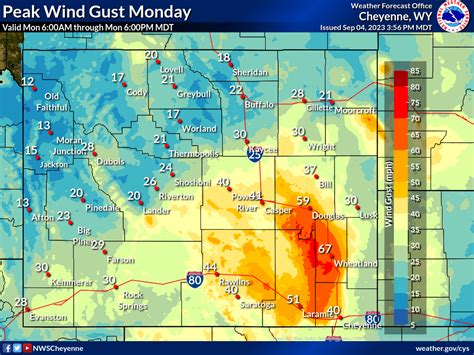 Weather in cheyenne wyoming today. .  ...