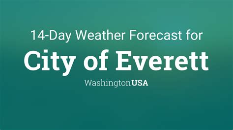 Point Forecast: Everett WA. 47.99°N 122.21°W (Elev. 125 ft) Last Update: 2:10 pm PDT Aug 3, 2023. Forecast Valid: 3pm PDT Aug 3, 2023-6pm PDT Aug 10, 2023. Forecast Discussion. . 
