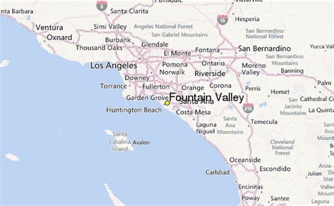 Weather Forecast Fountain Valley - United Stat