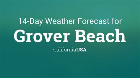 Weather in grover beach 10 days. TOMORROW’S WEATHER FORECAST. 10/13. 78° / 65°. RealFeel® 81°. Considerable cloudiness. 