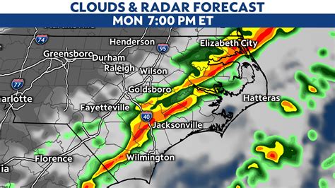 Jacksonville NC Overnight Chance Rain Low: 60 °F Thursday Rain Likel
