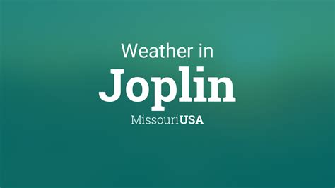 Joplin, MO (64801) Today. Thunderstorms. Potential for heavy rainfall. High around 75F.. 