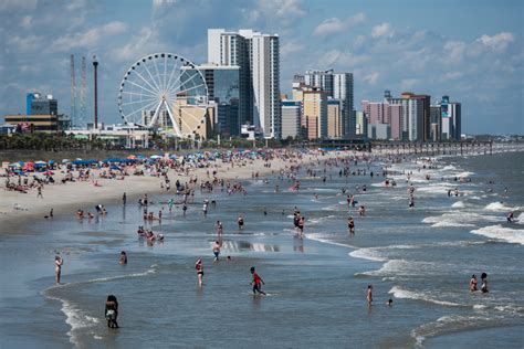 In terms of weather, the best time to visit Myrtle Beach i
