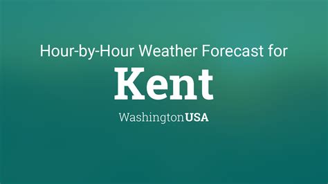 Kent 14 Day Extended Forecast. Weather. Time Zone. DST Changes. Sun & Moon. Weather Today Weather Hourly 14 Day Forecast Yesterday/Past Weather Climate (Averages) Currently: 53 °F. Low clouds. (Weather station: Seattle Boeing Field, USA). . 