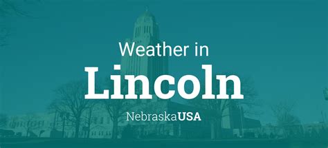 Be prepared with the most accurate 10-day forecast for Lincoln, NE with highs, lows, chance of precipitation from The Weather Channel and Weather.com. 