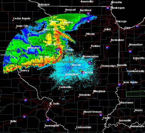 See the latest Illinois Doppler radar weather map inclu