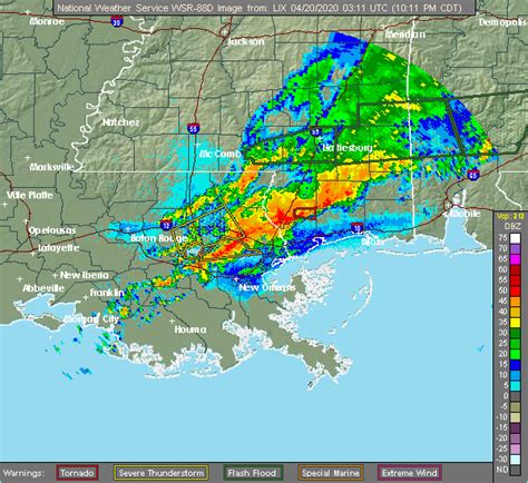 Track rain and storms in New Orleans and Southeast Loui
