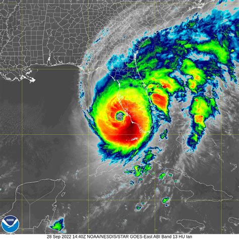 Weather radar hurricane ian. The hurricane has been gathering force in the south-eastern Gulf of Mexico after making landfall in Cuba as a Category 3, says the US National Hurricane Center (NHC). 