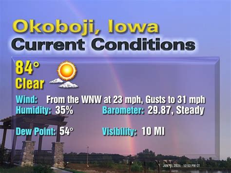 Today’s and tonight’s West Okoboji, IA weather forecast, weather conditions and Doppler radar from The Weather Channel and Weather.com. 
