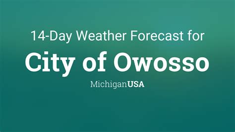 Hourly 10 Day Today's Weather - Owosso, MI Oct 05, 2023 3:36 AM Owosso High School -- Feels like -- Hi -- Lo -- -- Live Radar Weather Radar Map WEATHER DETAILS Owosso, MI Windchill -- Daily Rain -- Dew Point -- Monthly Rain -- Humidity -- Avg. Wind -- Pressure -- Wind Gust -- Sunrise -- Moon -- Sunset -- UV Index Low WEATHER FORECAST Owosso, MI. 