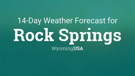 Weather report rock springs wyoming. Things To Know About Weather report rock springs wyoming. 