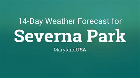 Severna Park, MD Weather. 9. Today. Hourly. 10 Day. Radar. Video. Weather Alerts-Severna Park, MD. Small Craft Advisory. Until Mon 12 am EDT Action Recommended. Avoid the subject event as per the .... 