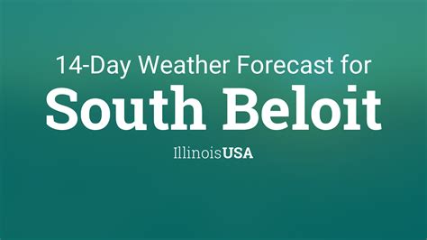 Weather South Beloit, Illinois, USA. Detailed hourly weather forecast, today 04/11/: overcast, 16 °C, tomorrow 04/12/: clear, 15 °C, the day after tomorrow 04/13/: clear, 20 °C, weather forecast for 10 days South Beloit (from 04/14/ to 04/15/): the highest temperature over the day 15 to 24 °C, the lowest temperature at night 3 to 15 °C Temperature, precipitation, pressure, humidity, dew ...