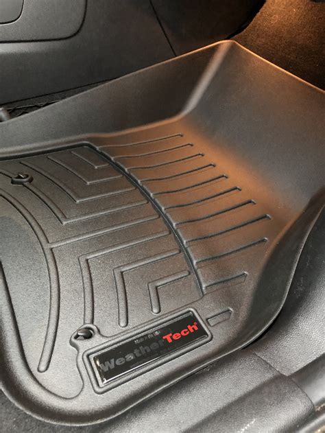 Weather tech floor mat. The WeatherTech FloorLiner lines the interior carpet up the front, back and even up the sides of the 2023 Ford Explorer’s footwell. Digital laser measurements of interior surfaces offer a consistently perfect fit! A patented High-Density Tri-Extruded (HDTE) material allows for a rigid core for strength while offering surface friction to the ... 