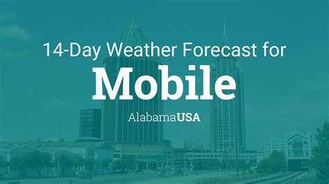 Mobile, AL weekend weather forecast, high temperature, low temperature, precipitation, weather map from The Weather Channel and Weather.com . 