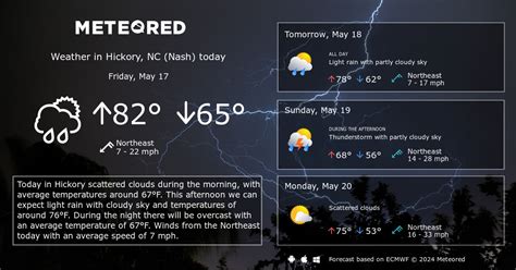 Weather tomorrow hickory nc. Be prepared with the most accurate 10-day forecast for Blowing Rock, NC with highs, lows, chance of precipitation from The Weather Channel and Weather.com 