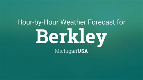 Get the weather forecast with today, tomorrow, and 10-day forecast graph. ... Doppler radar and rain conditions from Weather Underground. ... Berkley, MI undefined star_ratehome. 30 ...
