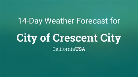 Get the monthly weather forecast for Crescent City, CA, including daily high/low, historical averages, to help you plan ahead.. 